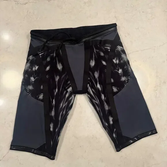 TYR Venzo Competitive Swim Jammer Black Men's 32 FINA Approved Triathalon - Picture 14 of 16